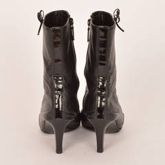 Chanel Ankle Boots With Bow