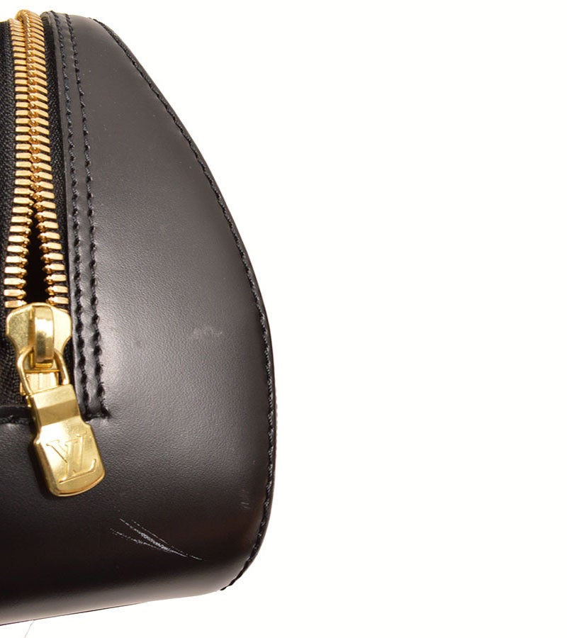 Louis Vuitton Black Epi Leather Jasmine Shoulder Handbag For Sale 4
