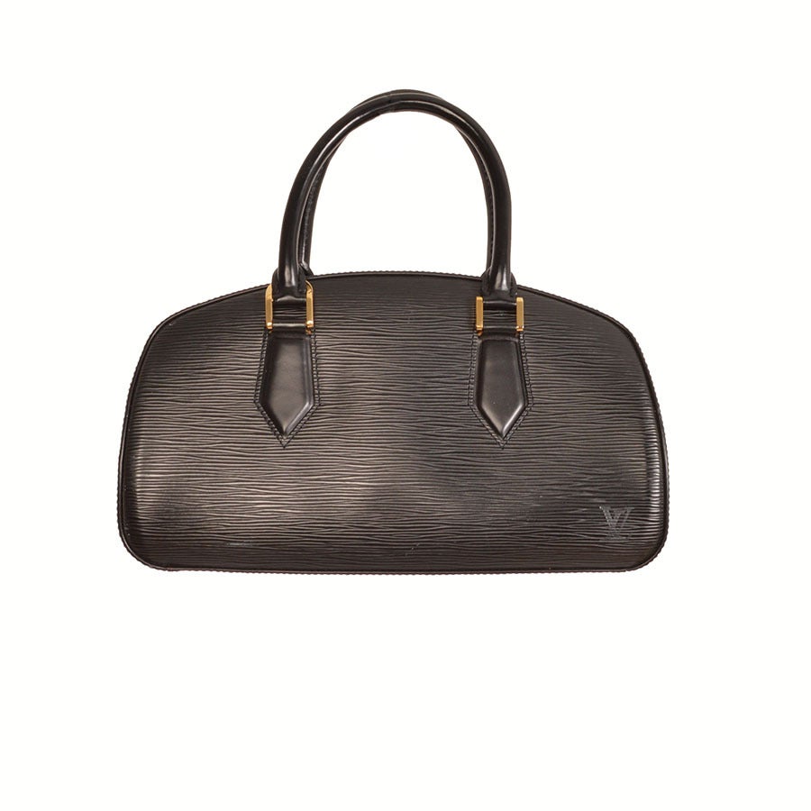 Louis Vuitton Black Epi Leather Jasmine Shoulder Handbag