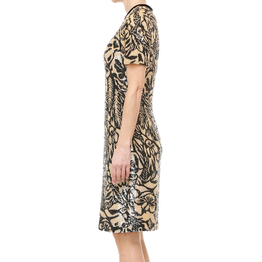 Bill Blass 90s Sequin Cocktail Dress 2