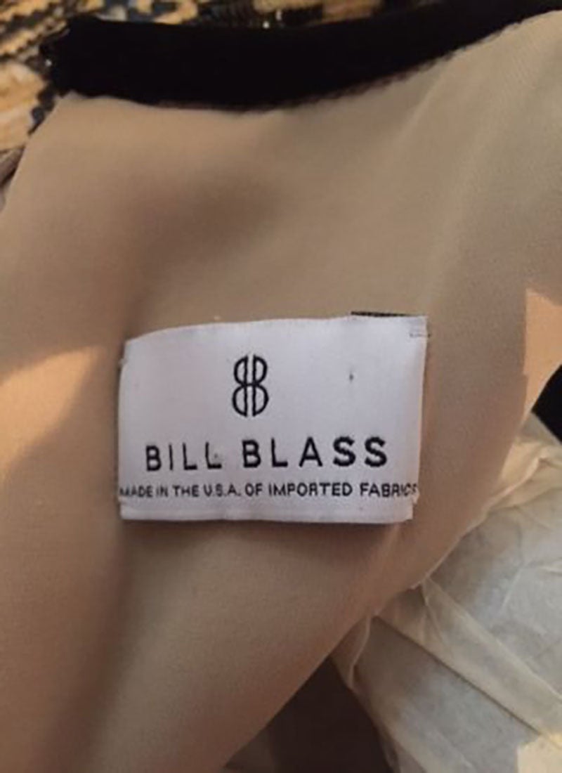 Bill Blass 90s Sequin Cocktail Dress 6