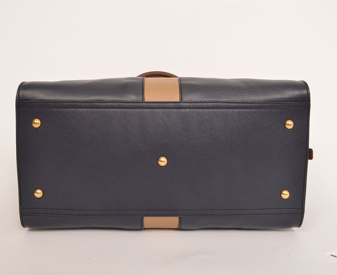 YSL, Yves Saint Laurent Tri-Colour CHYC Cabas Tote In Excellent Condition In Toronto, Ontario