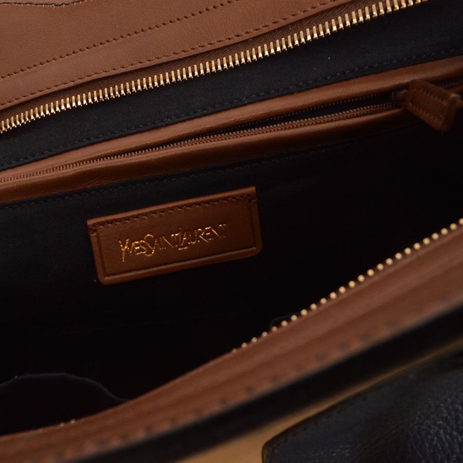 YSL, Yves Saint Laurent Tri-Colour CHYC Cabas Tote 3