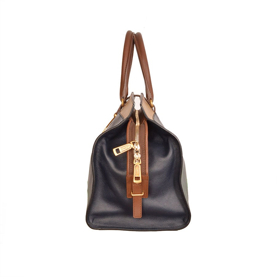 Women's YSL, Yves Saint Laurent Tri-Colour CHYC Cabas Tote