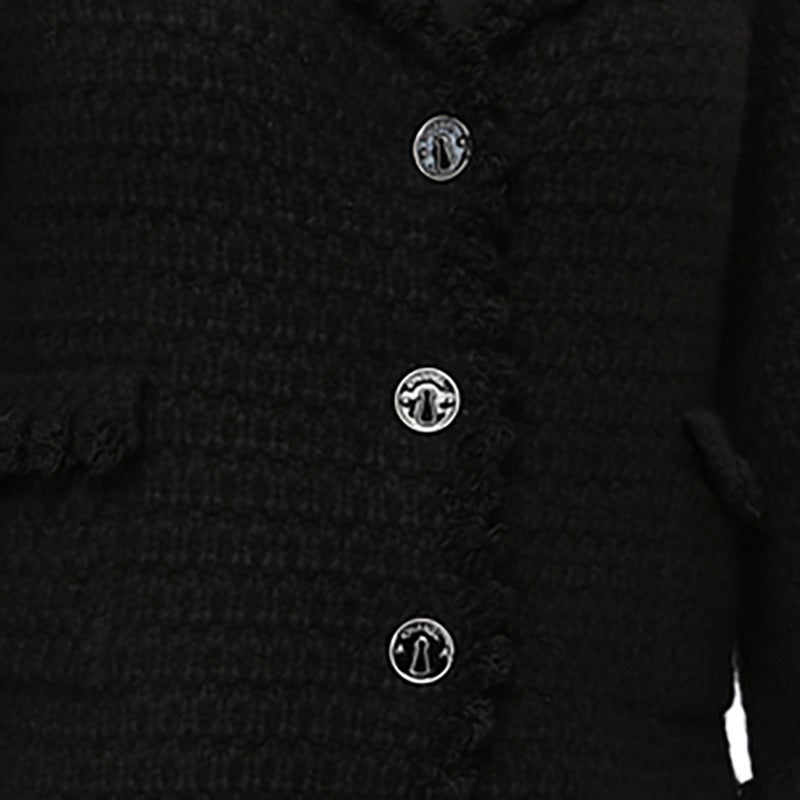 Chanel NEW Cashmere Mohair Cardigan Jacket For Sale 1