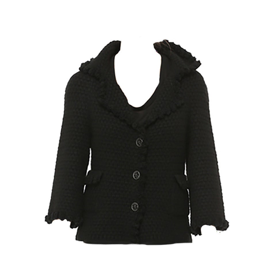 Chanel NEW Cashmere Mohair Cardigan Jacket For Sale