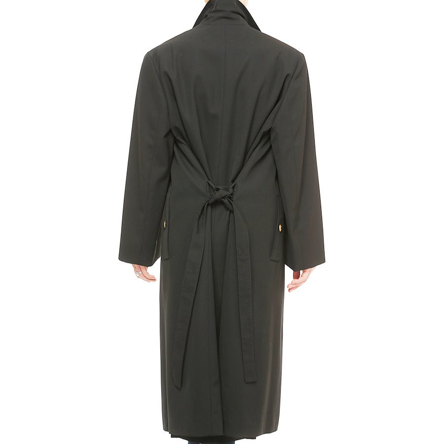 Women's Chanel Black Trench Coat For Sale