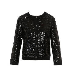 Chanel Cashmere Cardigan with Sequins