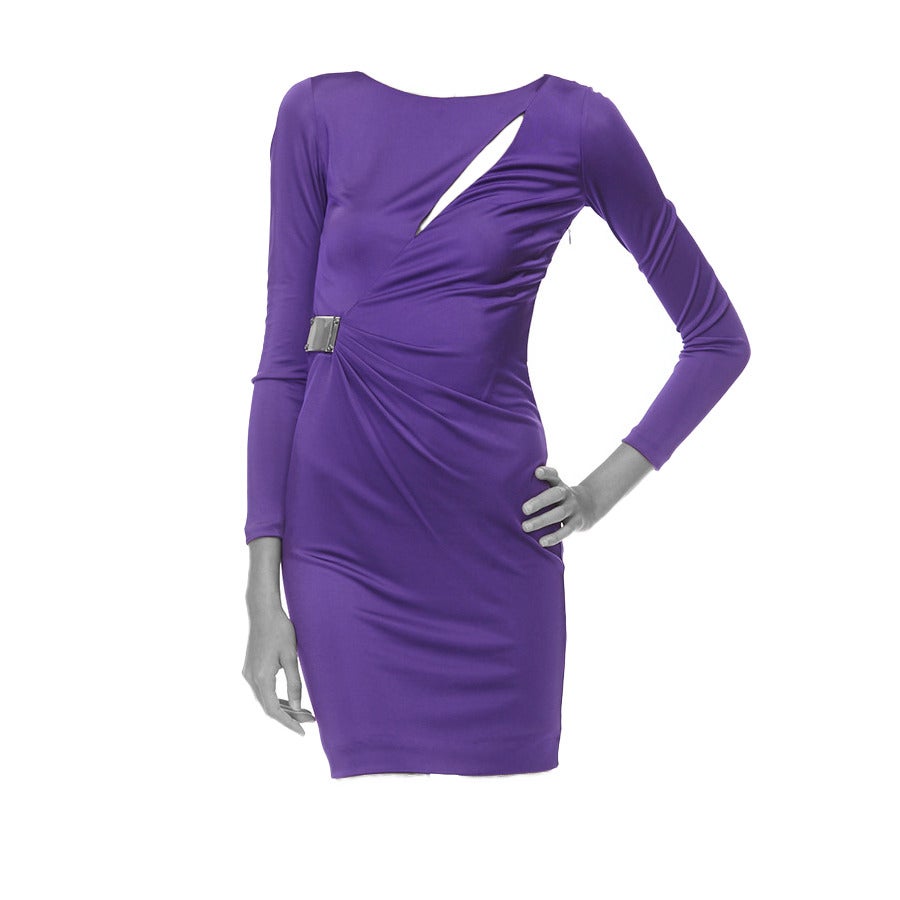 Emilio Pucci Purple Cocktail Dress For Sale