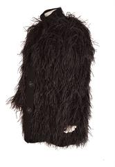 Exceptional Chanel Hand Embroidered Ostrich Feather Jacket