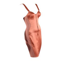 Rare 1980's Jean Paul Gaultier "Cone Look" Corset Dress