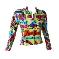 1988 Stephen Sprouse Rock Sticker Jacket from Club & Punk Rock 80's Scene 4