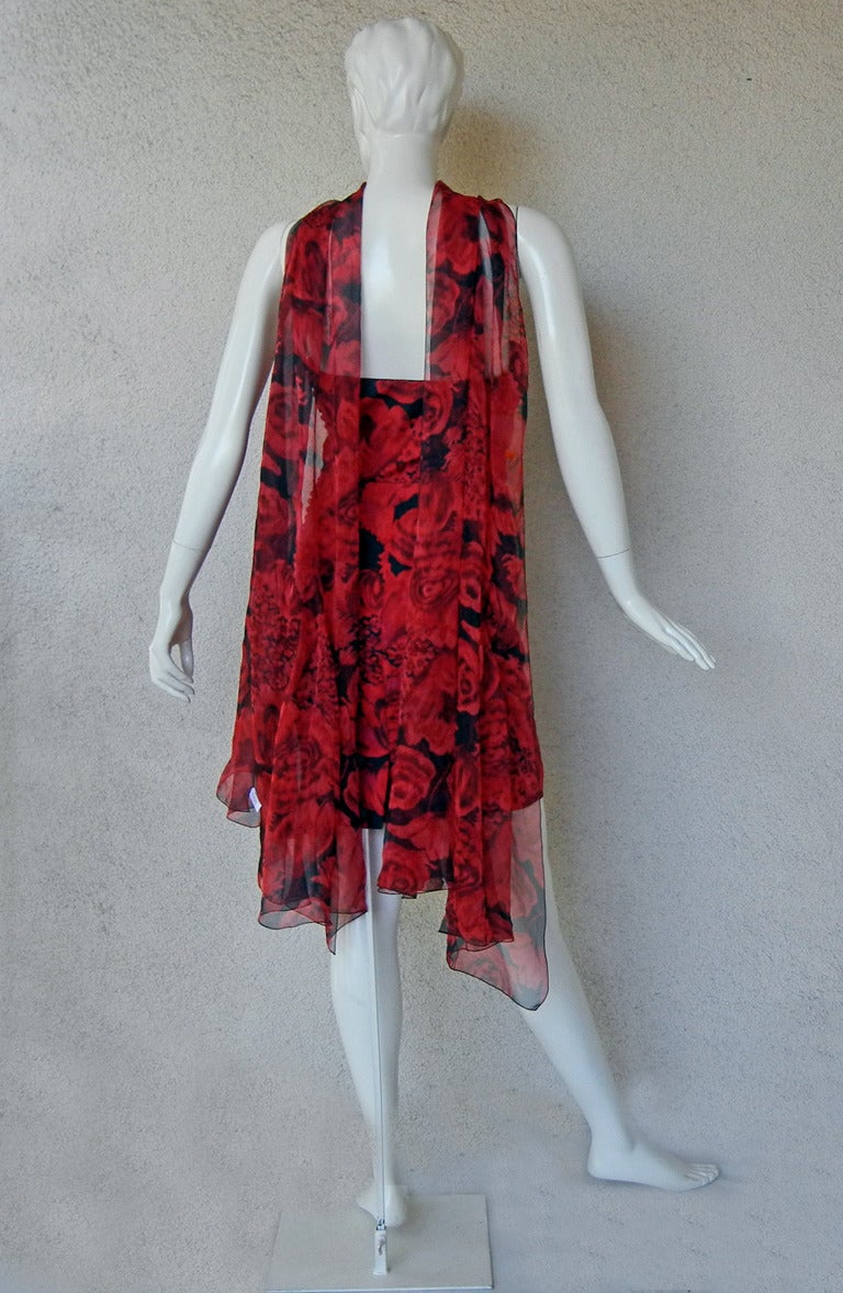 Classic Iconic Christian Dior Cocktail Dress w/Matching Wrap 1