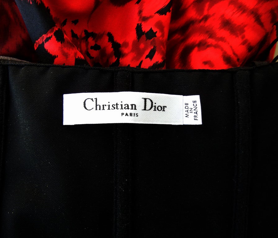 Classic Iconic Christian Dior Cocktail Dress w/Matching Wrap 2