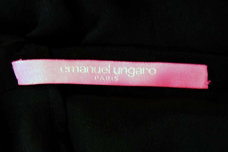 Ungaro 30's Inspired Black Beauty Gown 2
