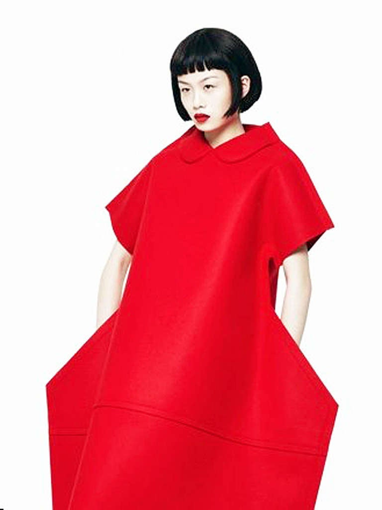 Rei Kawakubo for Comme des Garcons.    Tim Blanks wrote in 2012 