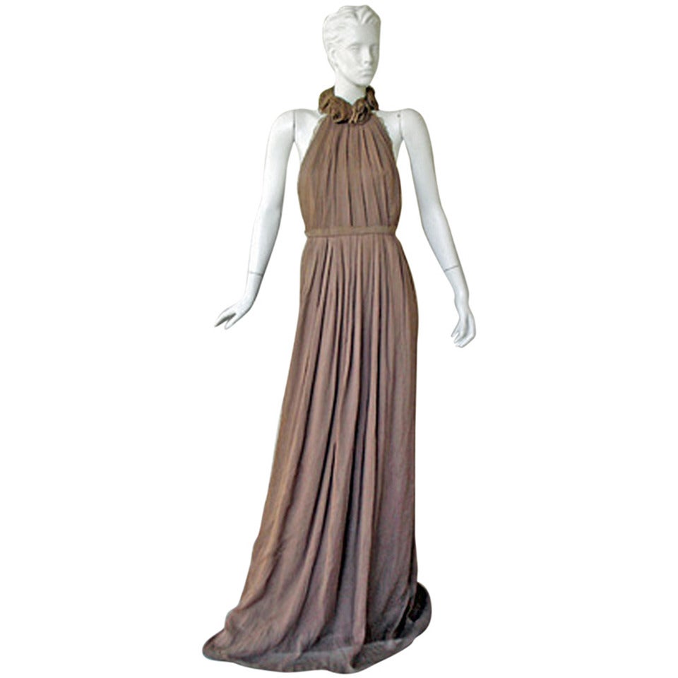 Lela Rose Elegante Vestido de Verano con Escote de Rosetón y Espalda Abierta en venta