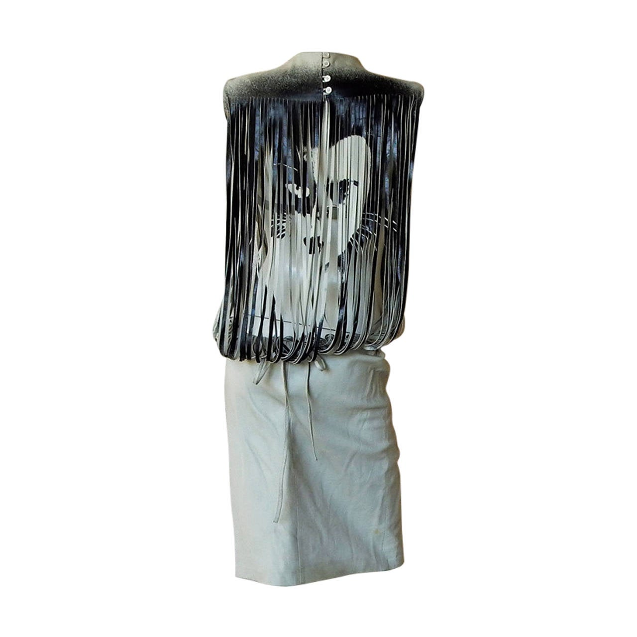 Alexander McQueen 2000 F/W Yoruba/African Collection Mask Dress