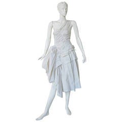 2006 S/S Comme des Garcons Bustle Dress with Westwood Victorian Flair 11