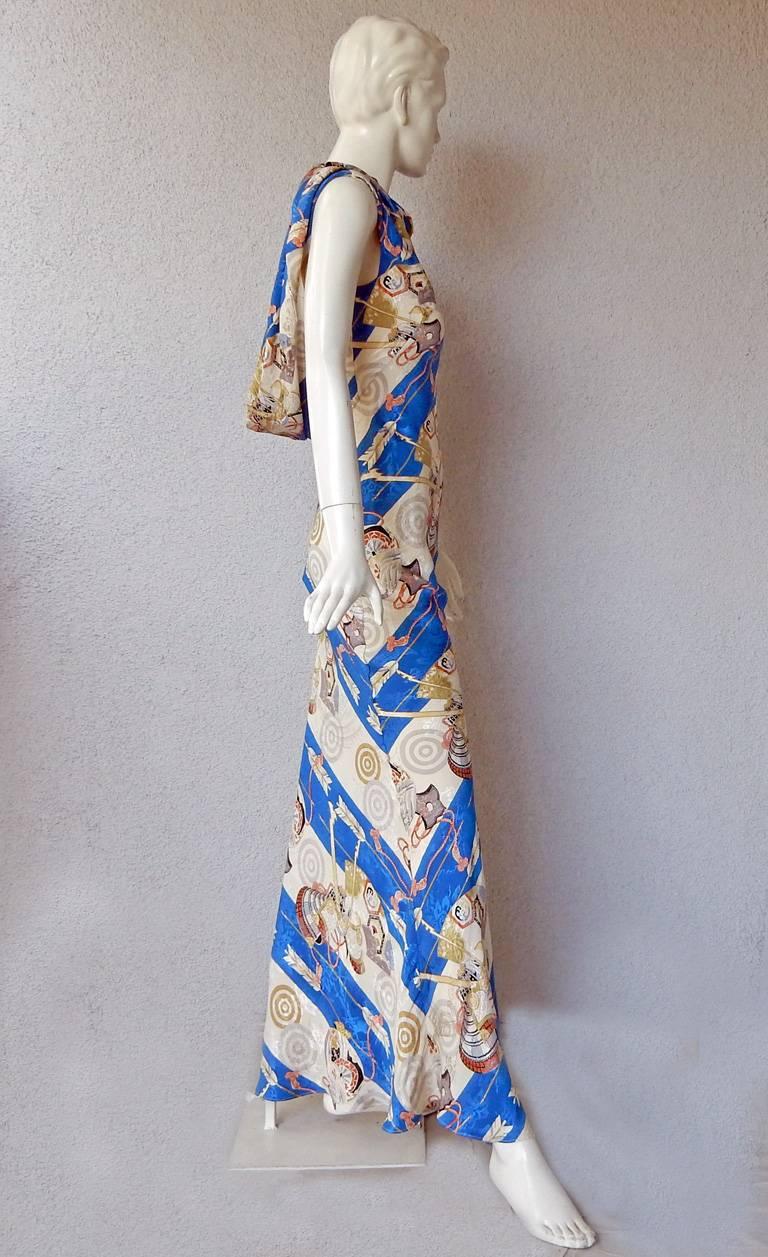 Women's or Men's 1990's Christian Dior by John Galliano Asymmetric Scarf Dress