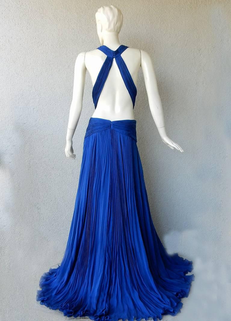 sapphire blue gown