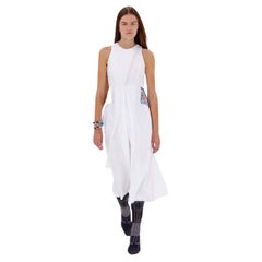 Christian Dior Rare Raf Simmons Runway Embroidered Silk Dress