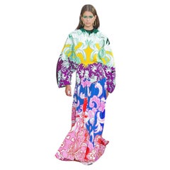 Valentino Runway Stunning Matisse, Gaugin Wearable Art Dress Gown NWT
