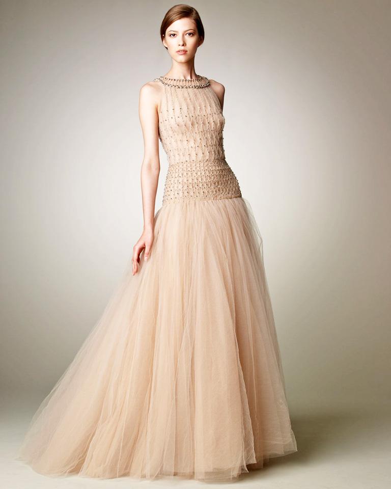 Valentino 19K Fantasy Silk Net and Tulle Beaded Pink Gown New! For Sale at 1stdibs