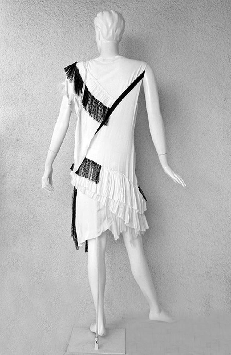  Balenciaga/Ghesquiere - Robe chemisier style magazine « Pick Chemise » des années 1920, rare, 2001 Pour femmes en vente