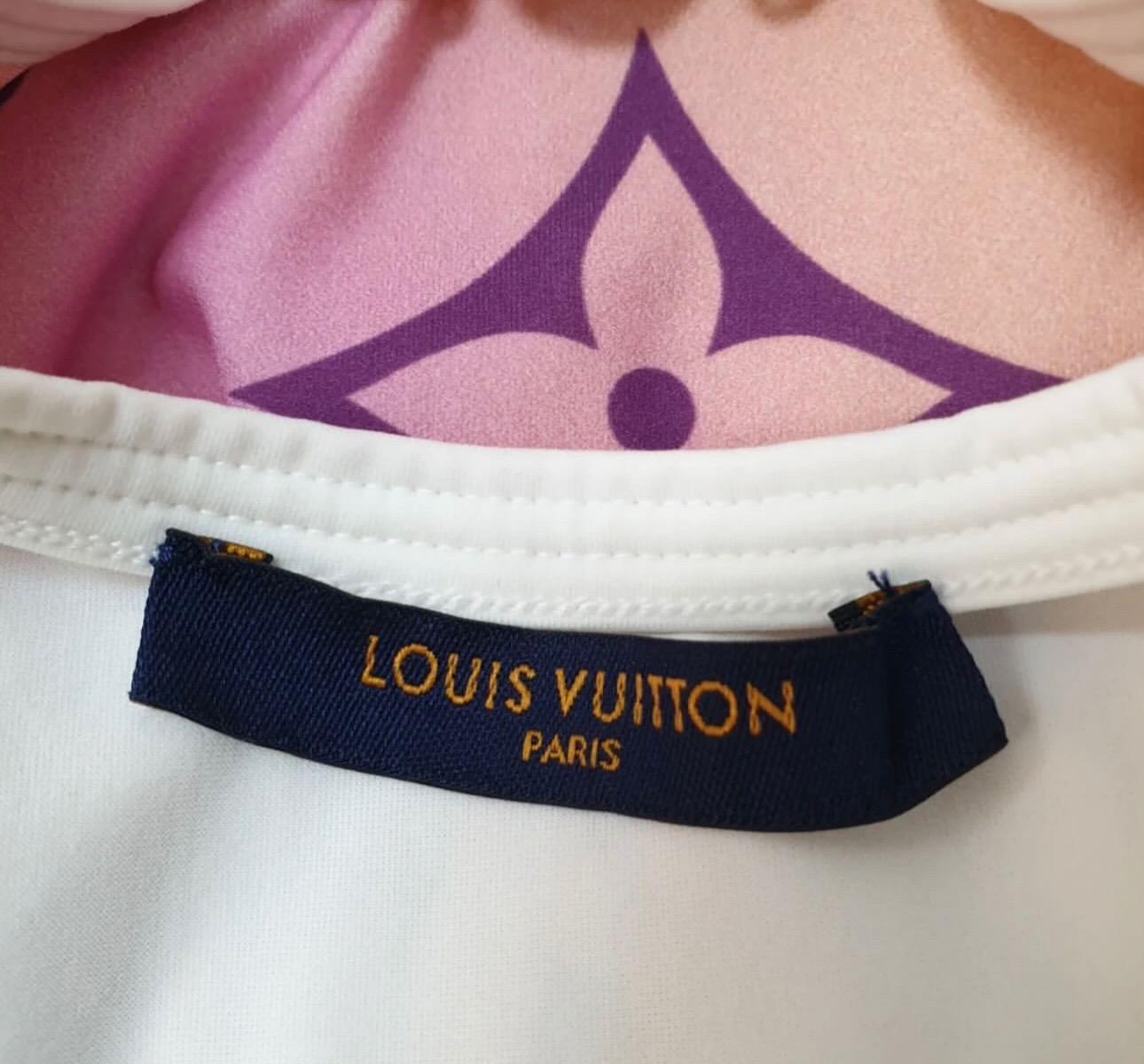 Louis Vuitton Monogram Gradient Cut-Out Badeanzug Sz Small Damen im Angebot