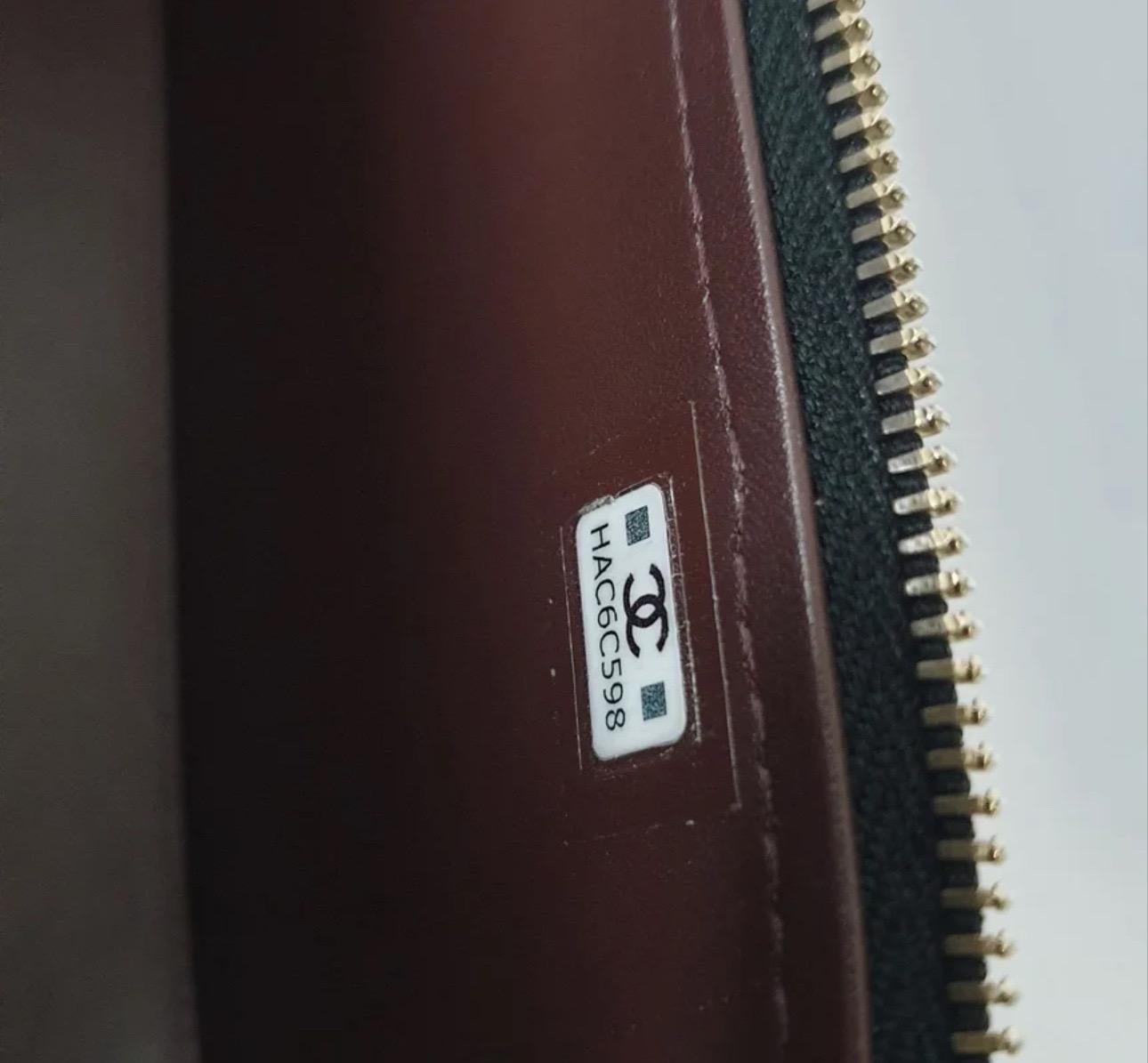 Chanel Kaviar kleine Kette Vanity Case im Angebot 1