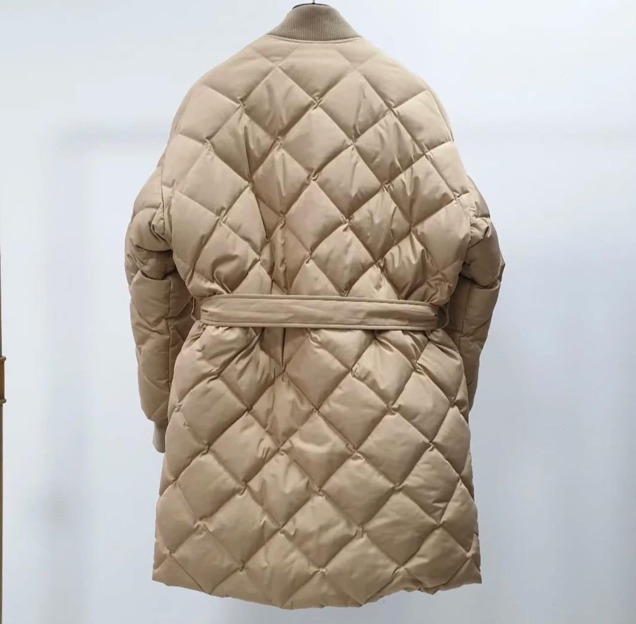 Hermes Two Way Down Jacket Coat Sz.36 For Sale 1