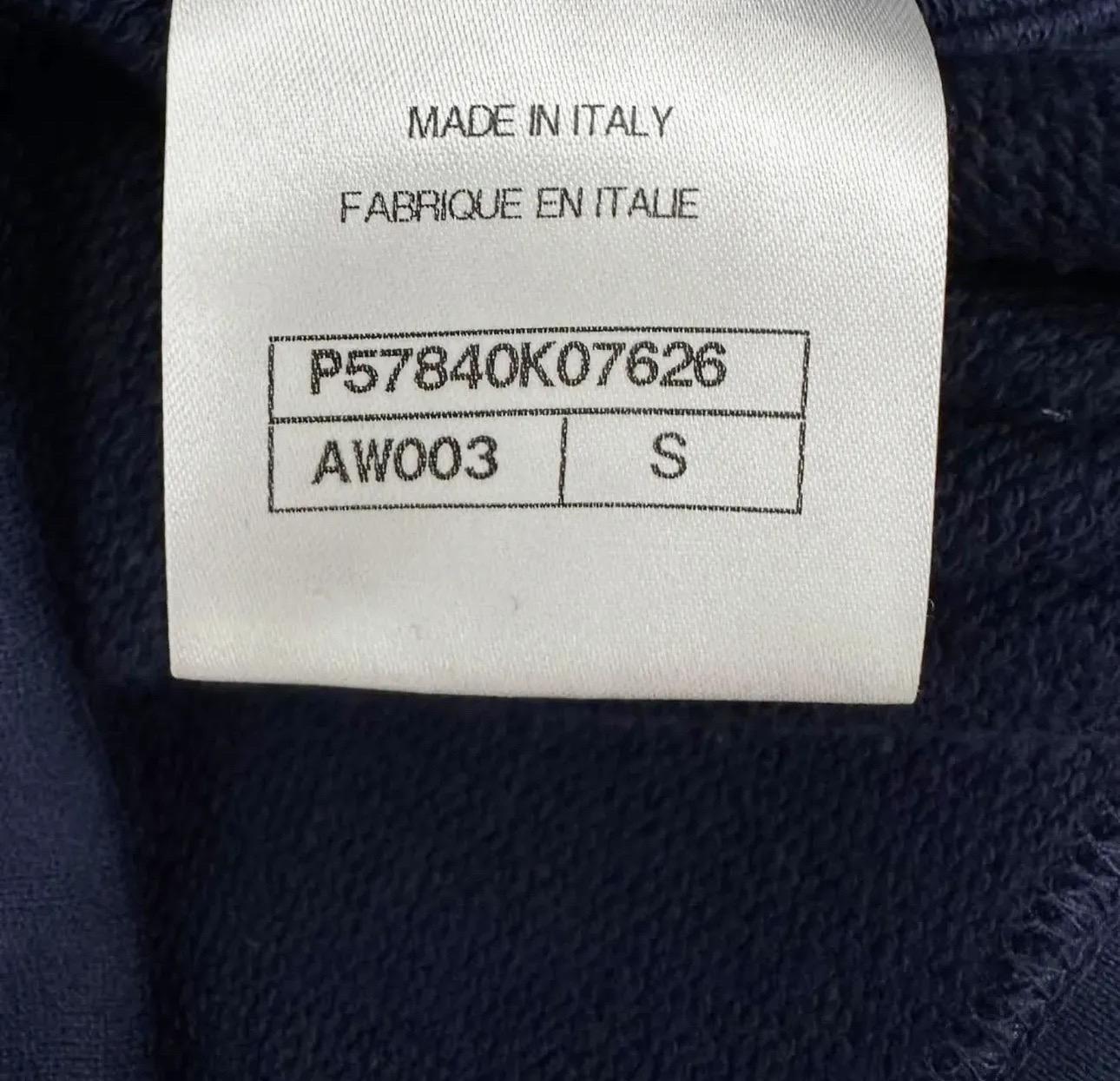 Chanel - Maglietta in cotone con stampa dea greca blu navy - T S In condizioni ottime in vendita a Krakow, PL