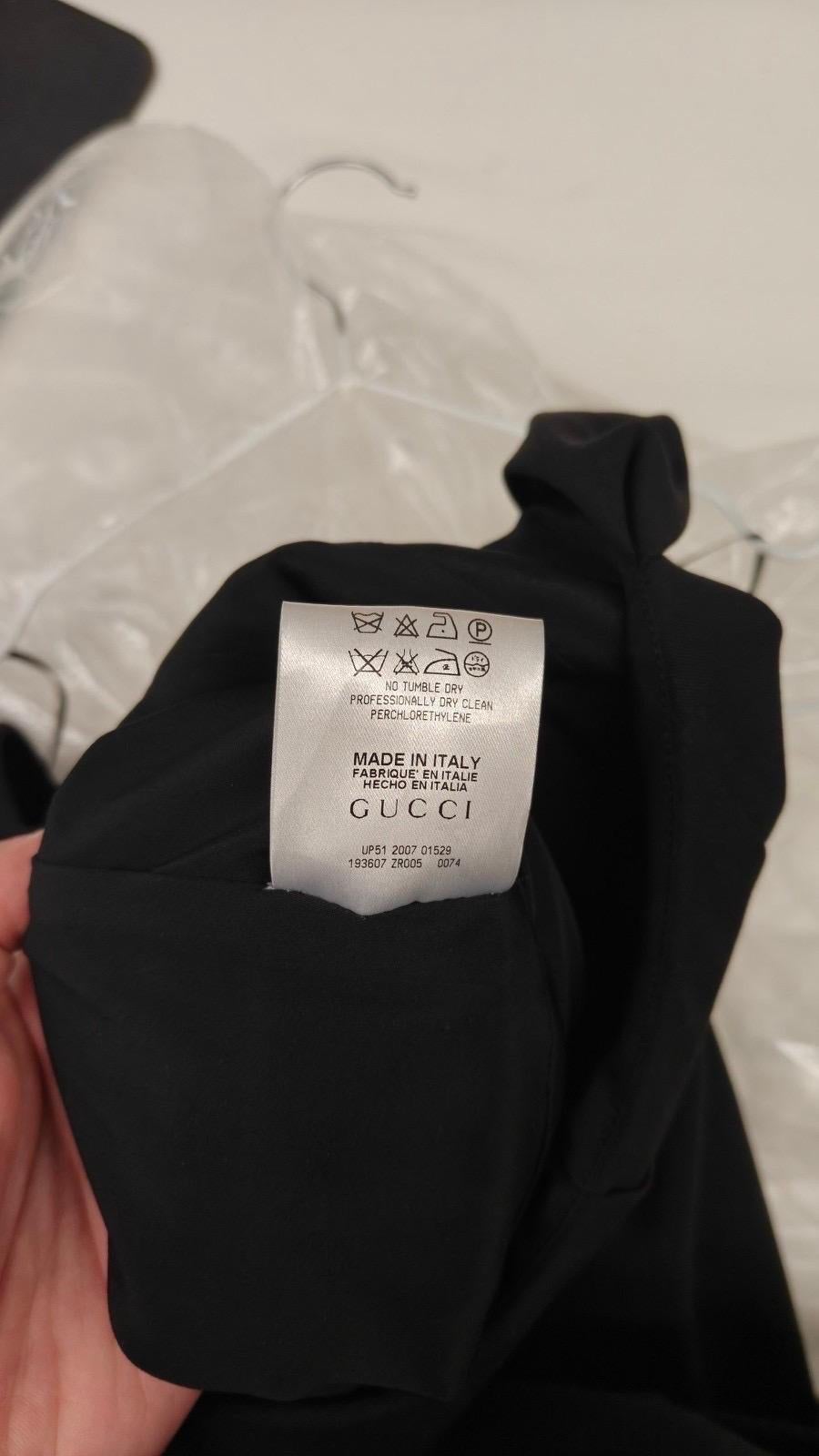 Robe fourreau en laine noire Gucci - Taille L (IT44) Pour femmes en vente