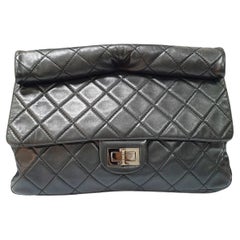 Chanel 2.55 Jumbo Roll Reissue Clutch