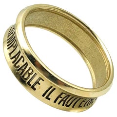 Chanel Bracelet jonc quote « In Order to Be Different » 2007