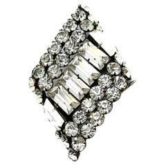 Pinza para Vestido de Pasta Francesa Art Decó Vintage Años 30