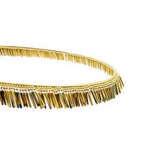 Vintage Gold Vermeil Fringe Torque 1990s