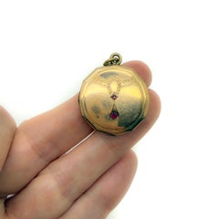 Pendentif antique Art nouveau en forme de fer à cheval, années 1900