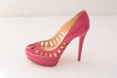 Christian Louboutin Pink Cutout Pumps