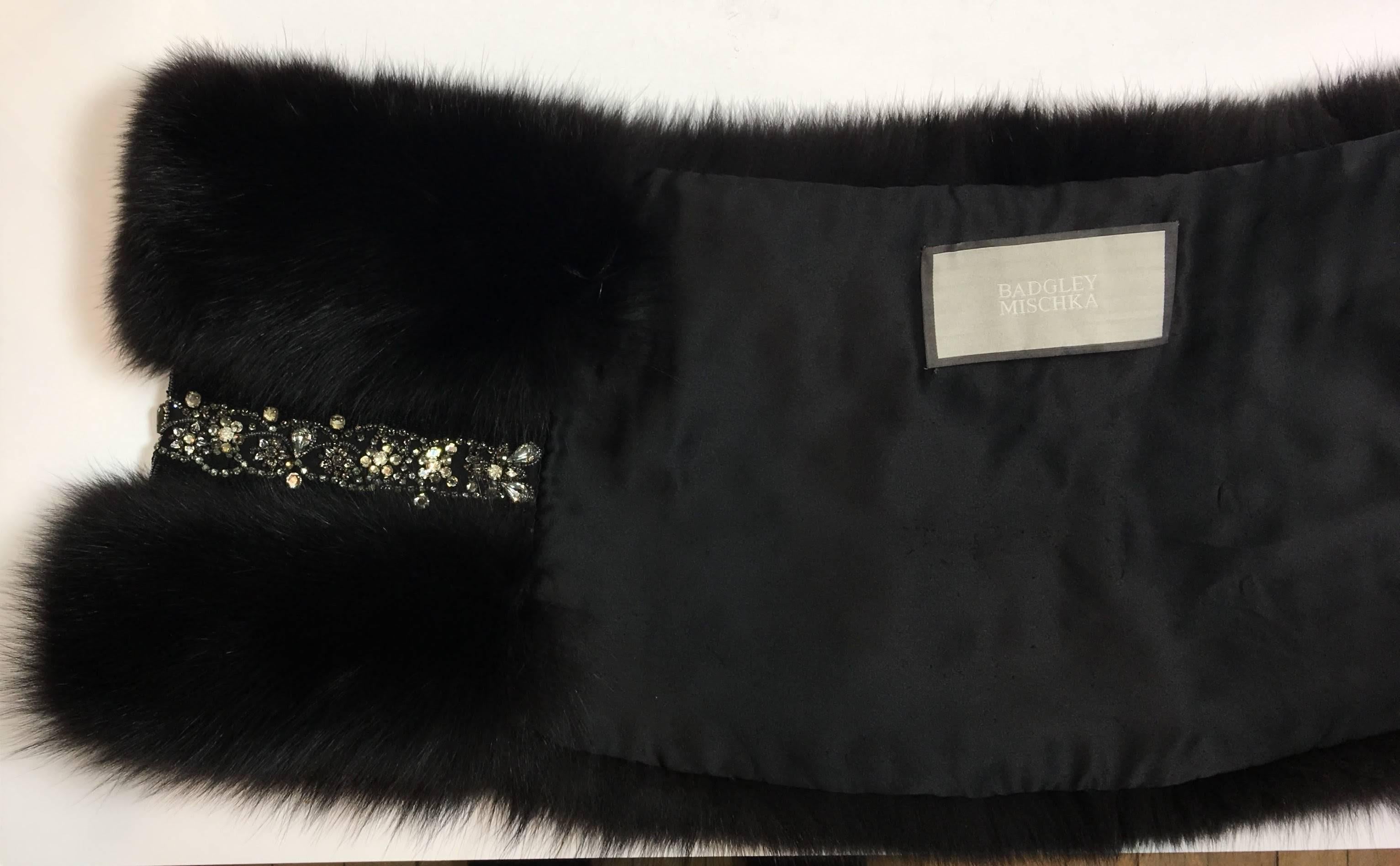 Black Badgley Mischka Shrug