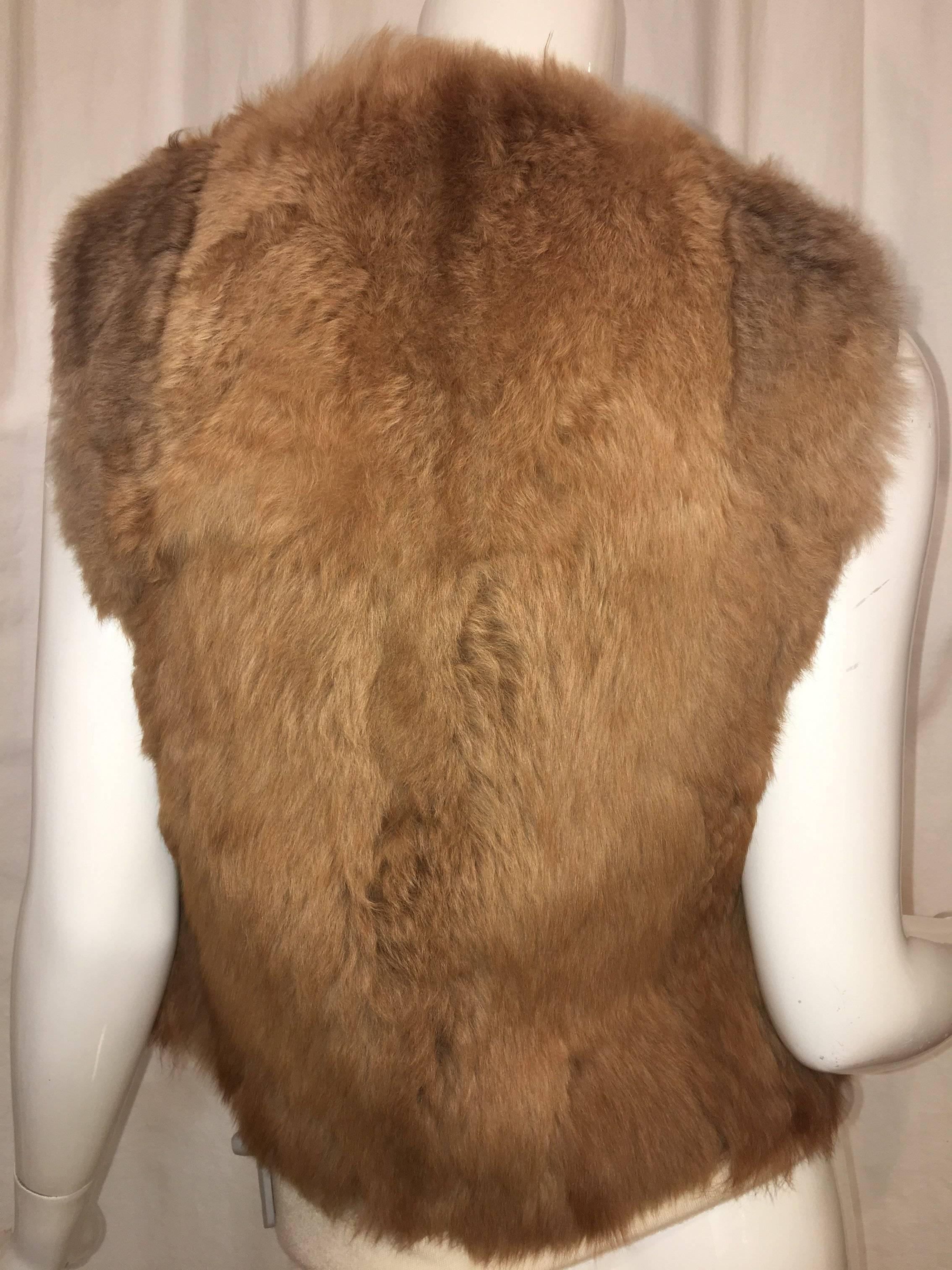 Rachel Comey Cropped Fur Vest 1