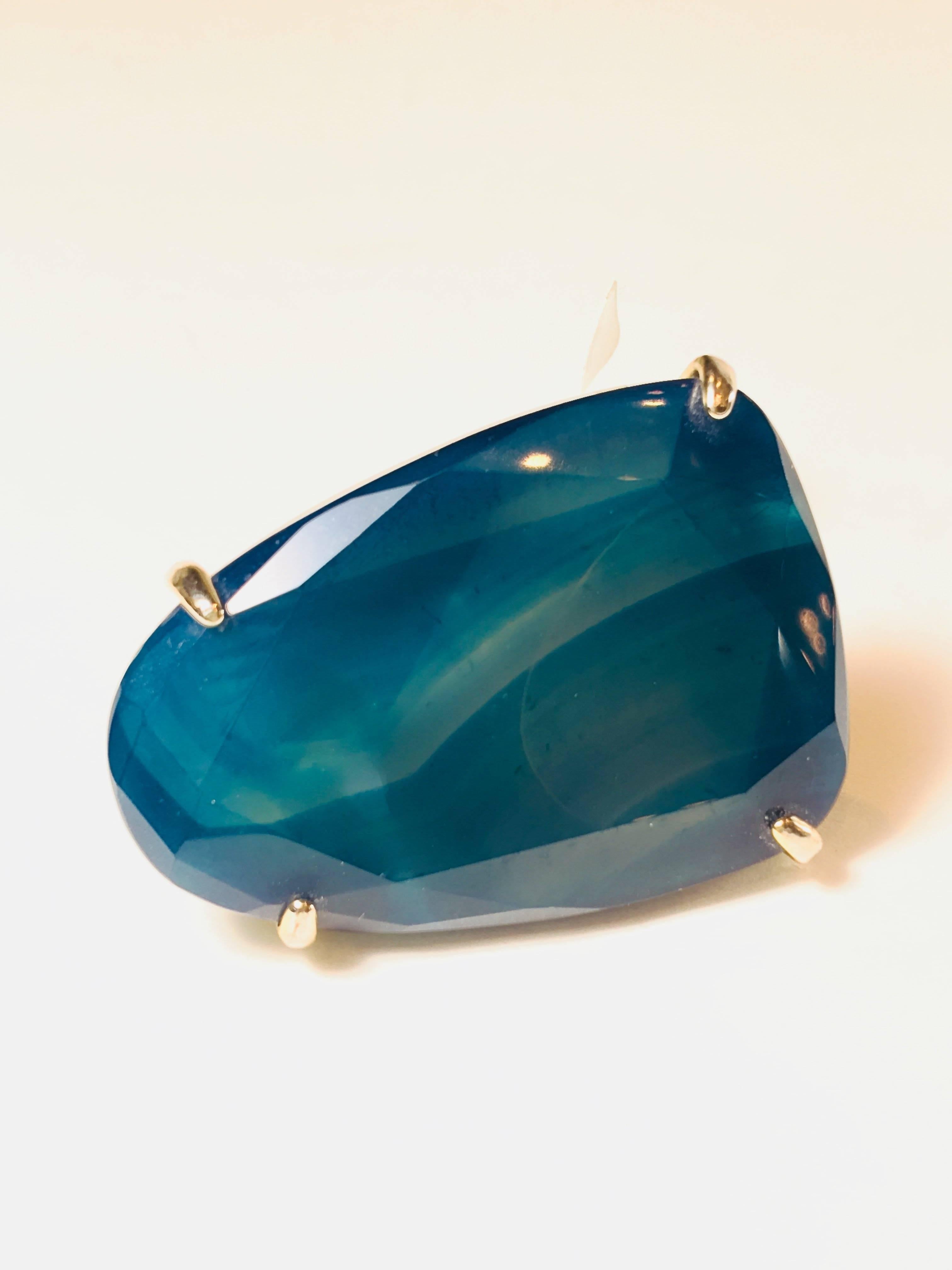 Blue Cocktail Ring 1