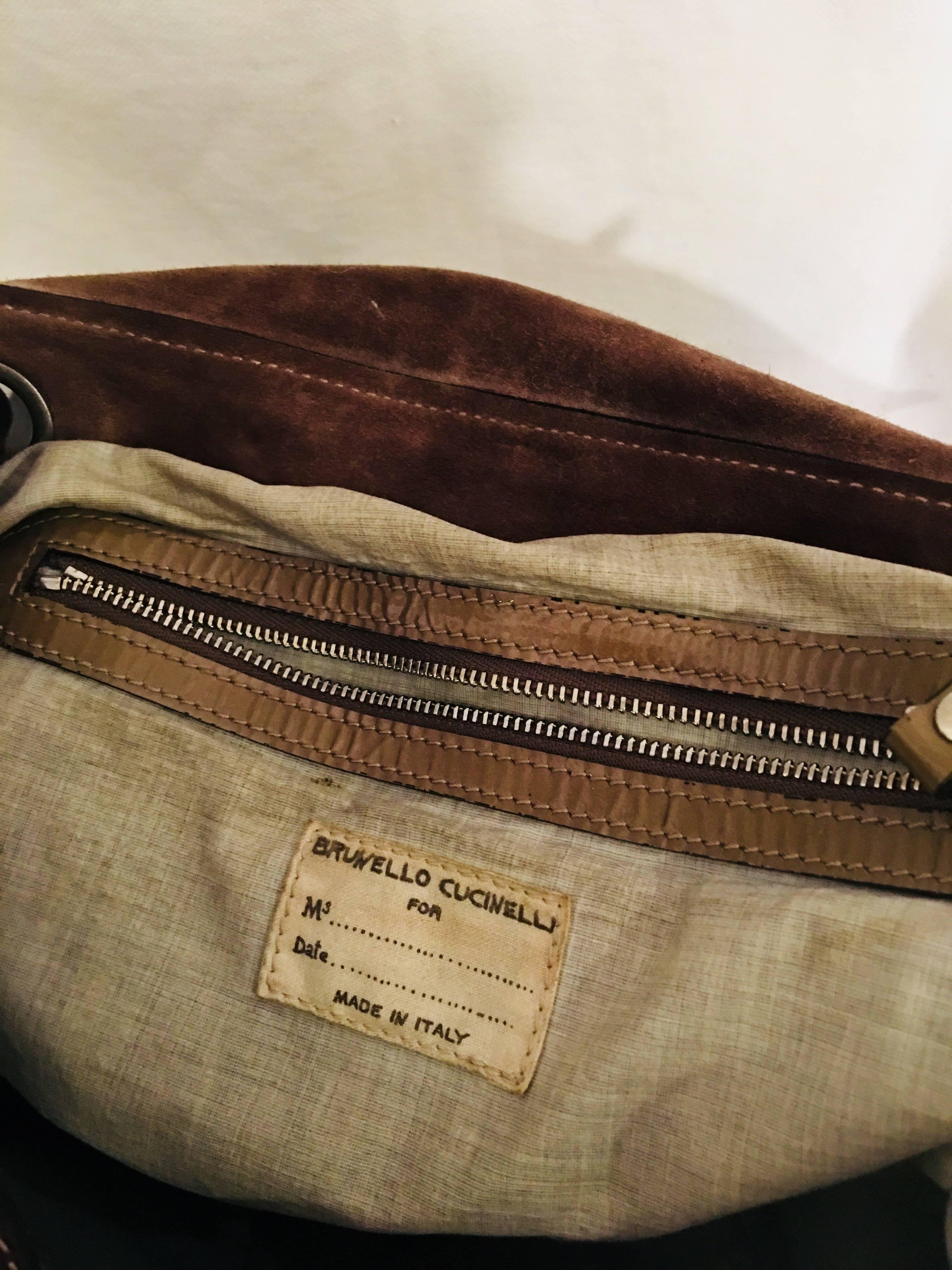 Brunello Cucinelli Backpack In Excellent Condition In Bridgehampton, NY