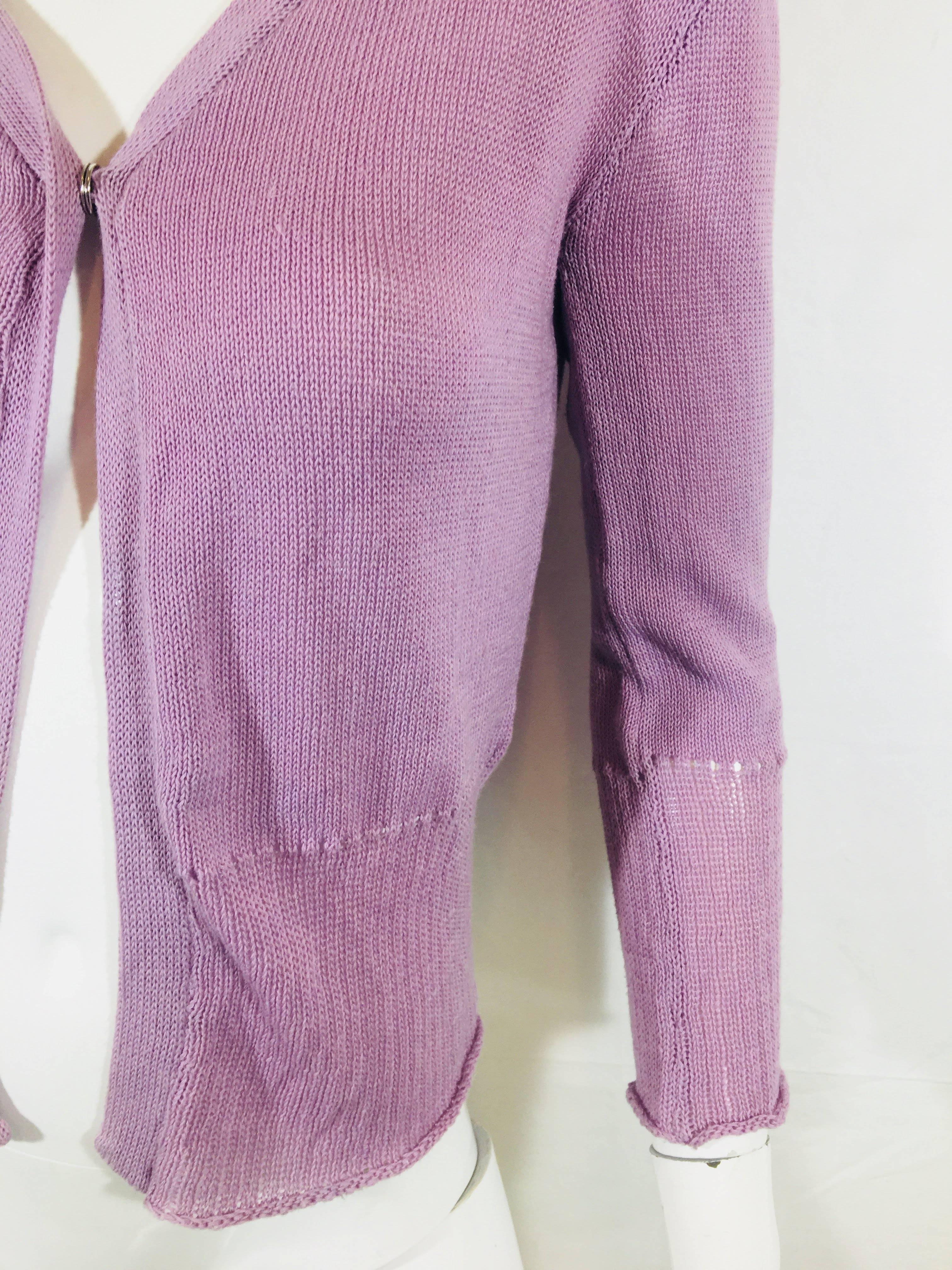 Souchi Long Sleeve Single Snap Cropped Sweater Cardigan