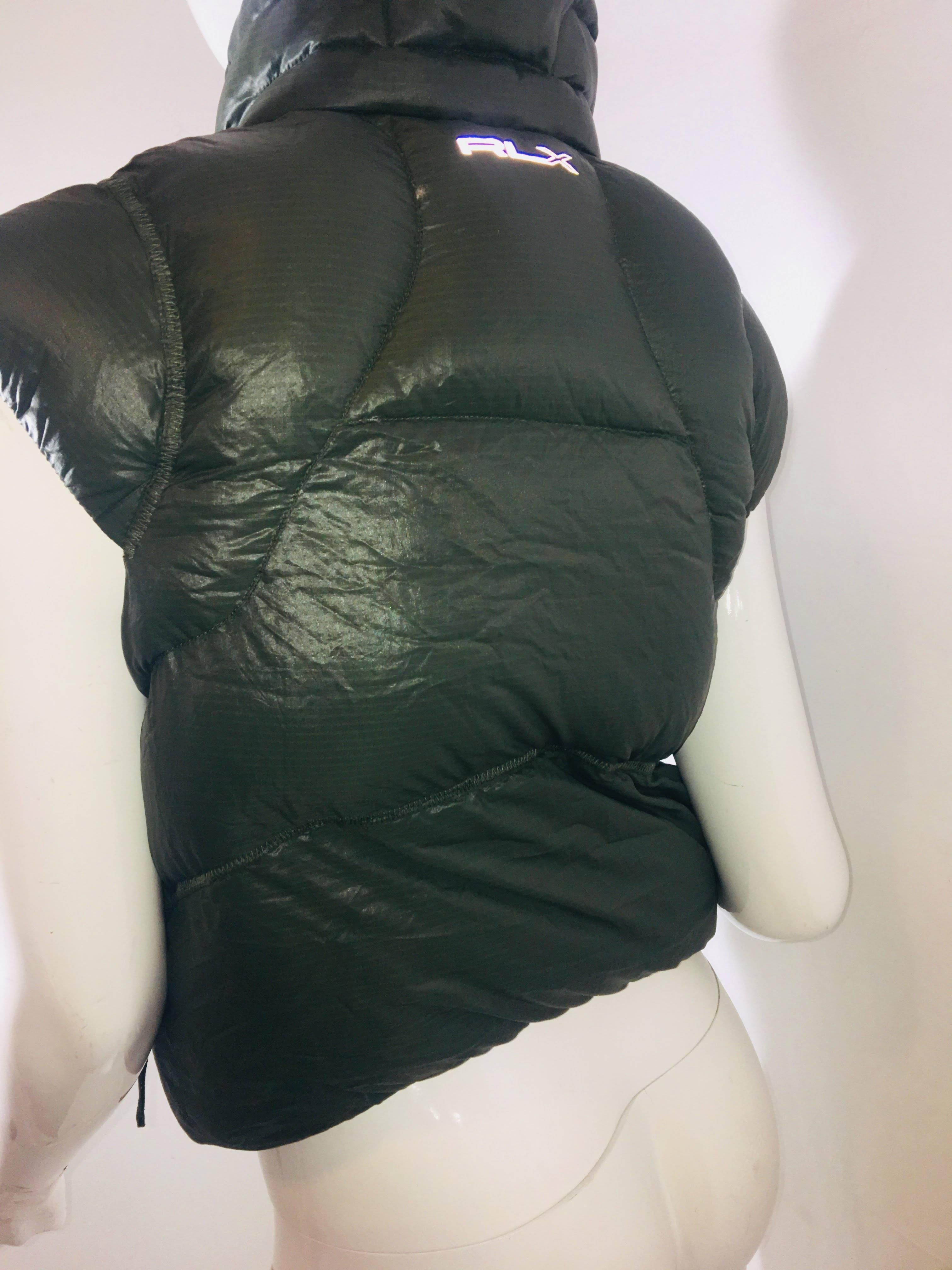 Gray RLX Ralph Lauren Puffer Vest