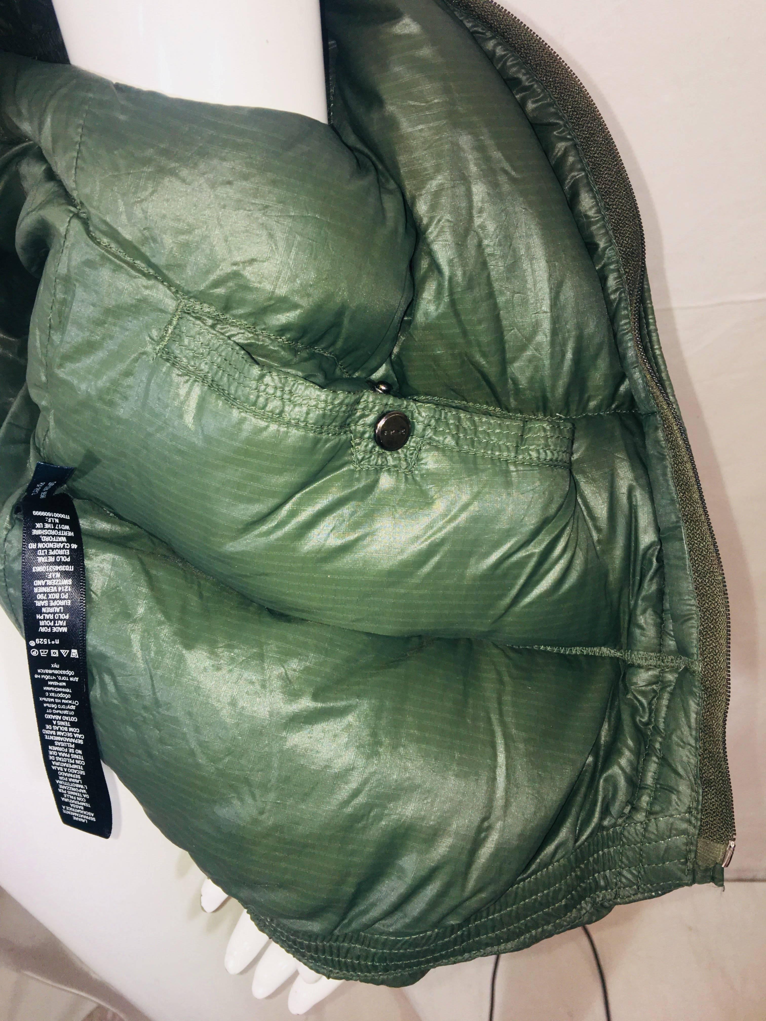 RLX Ralph Lauren Puffer Vest In Excellent Condition In Bridgehampton, NY