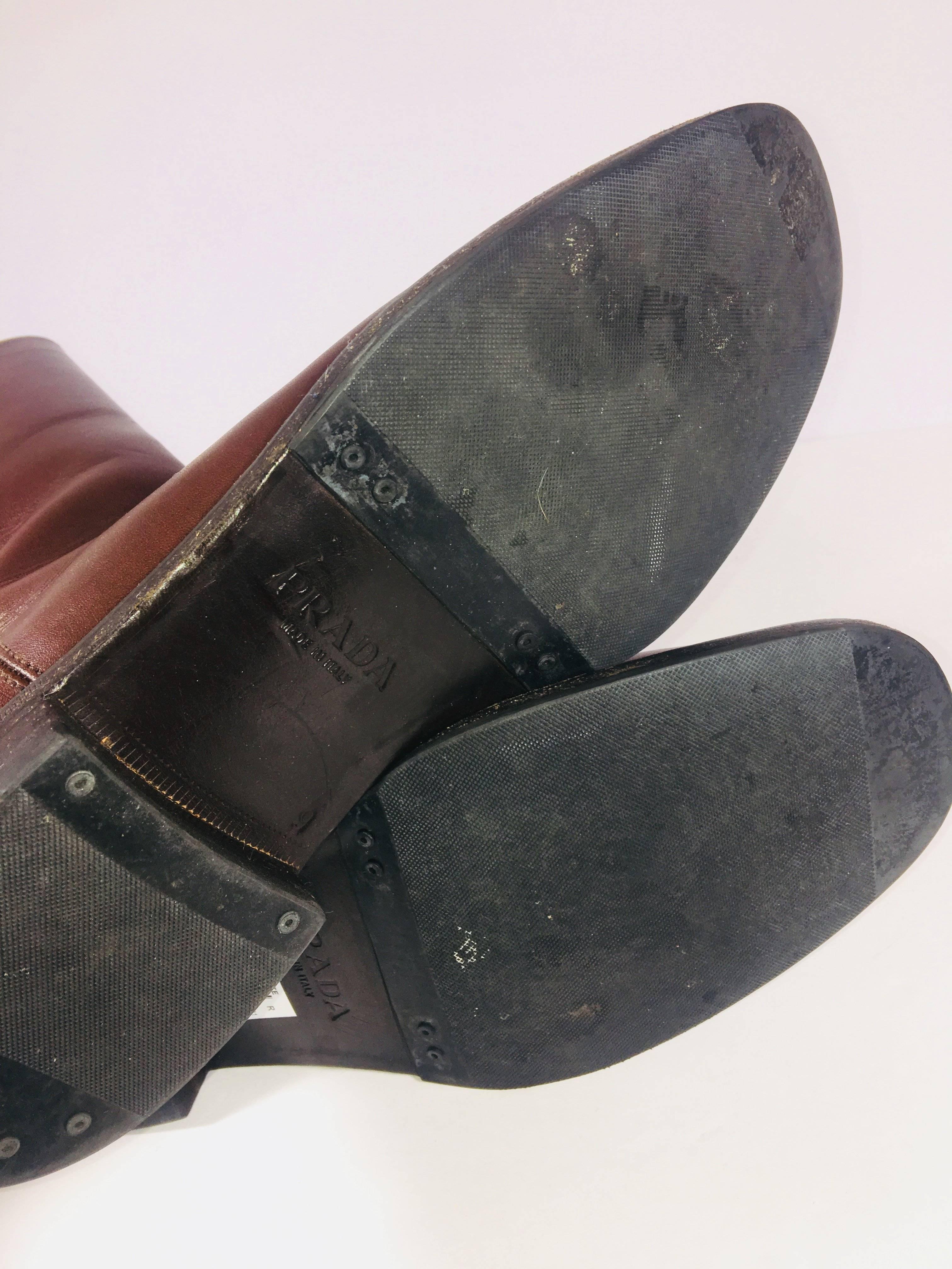 Men's Prada Leather Boots 2