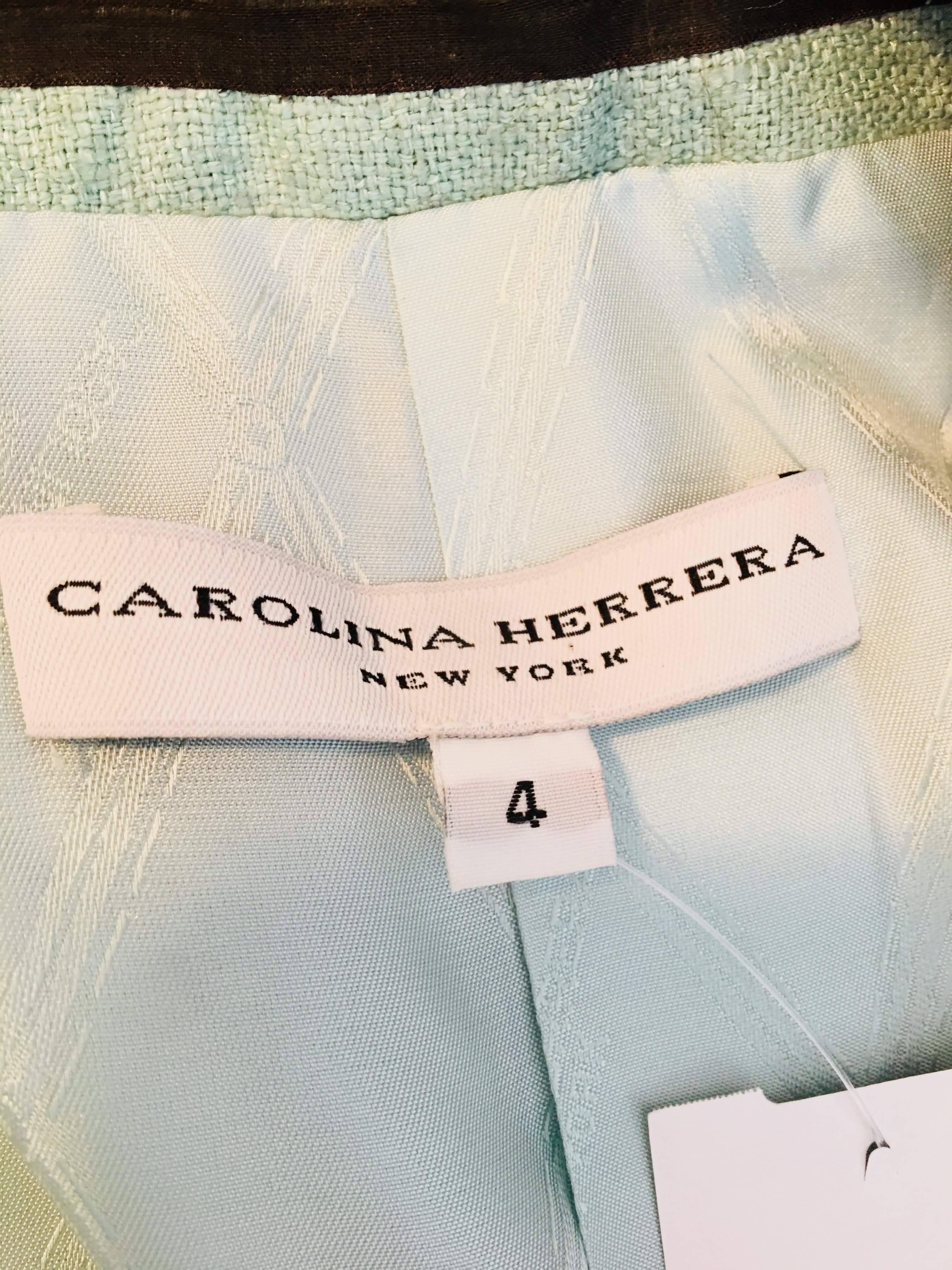 Carolina Herrera 2 Piece Skirt Suit 7