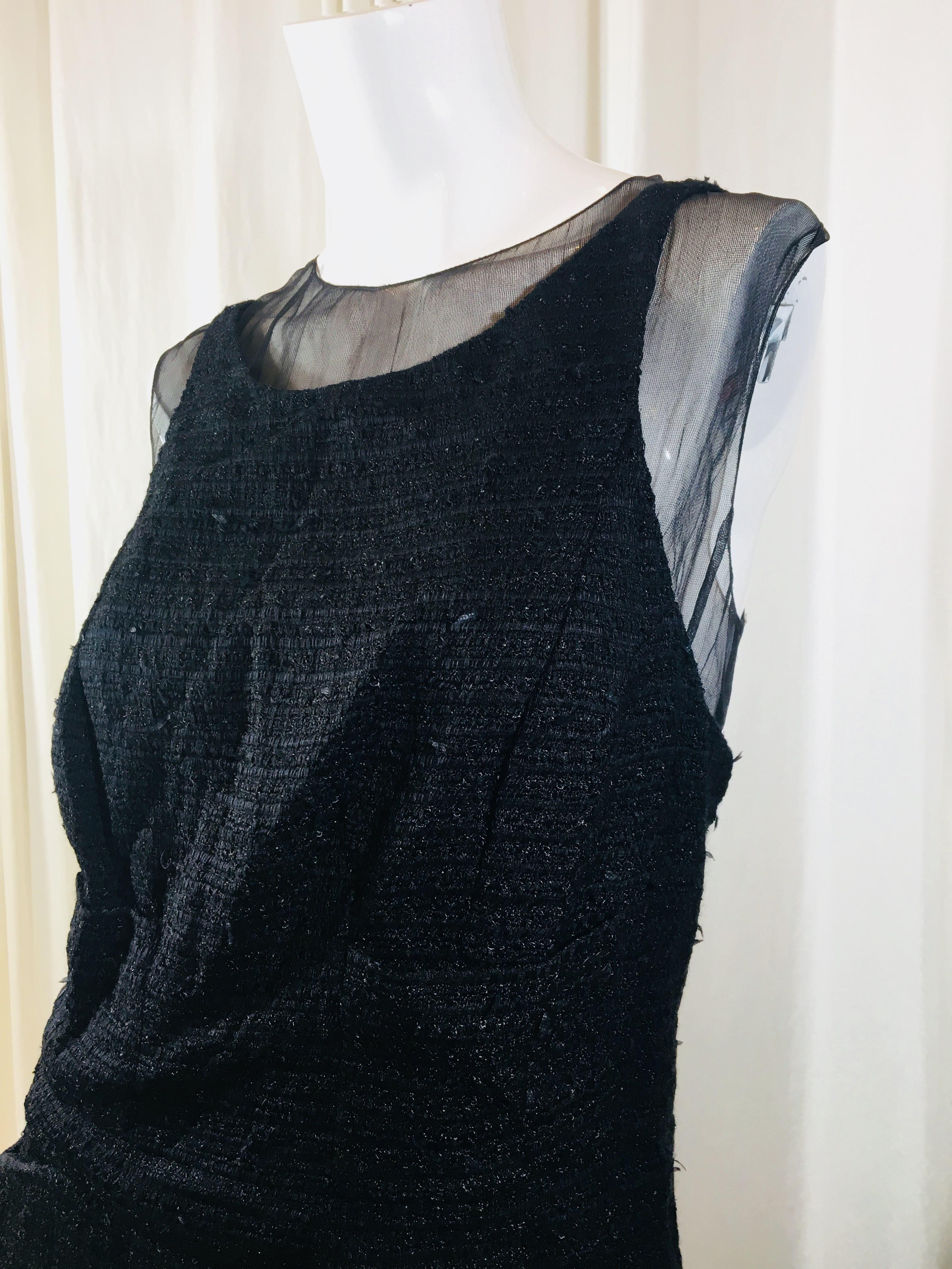 Chanel Tweed Dress In Good Condition In Bridgehampton, NY